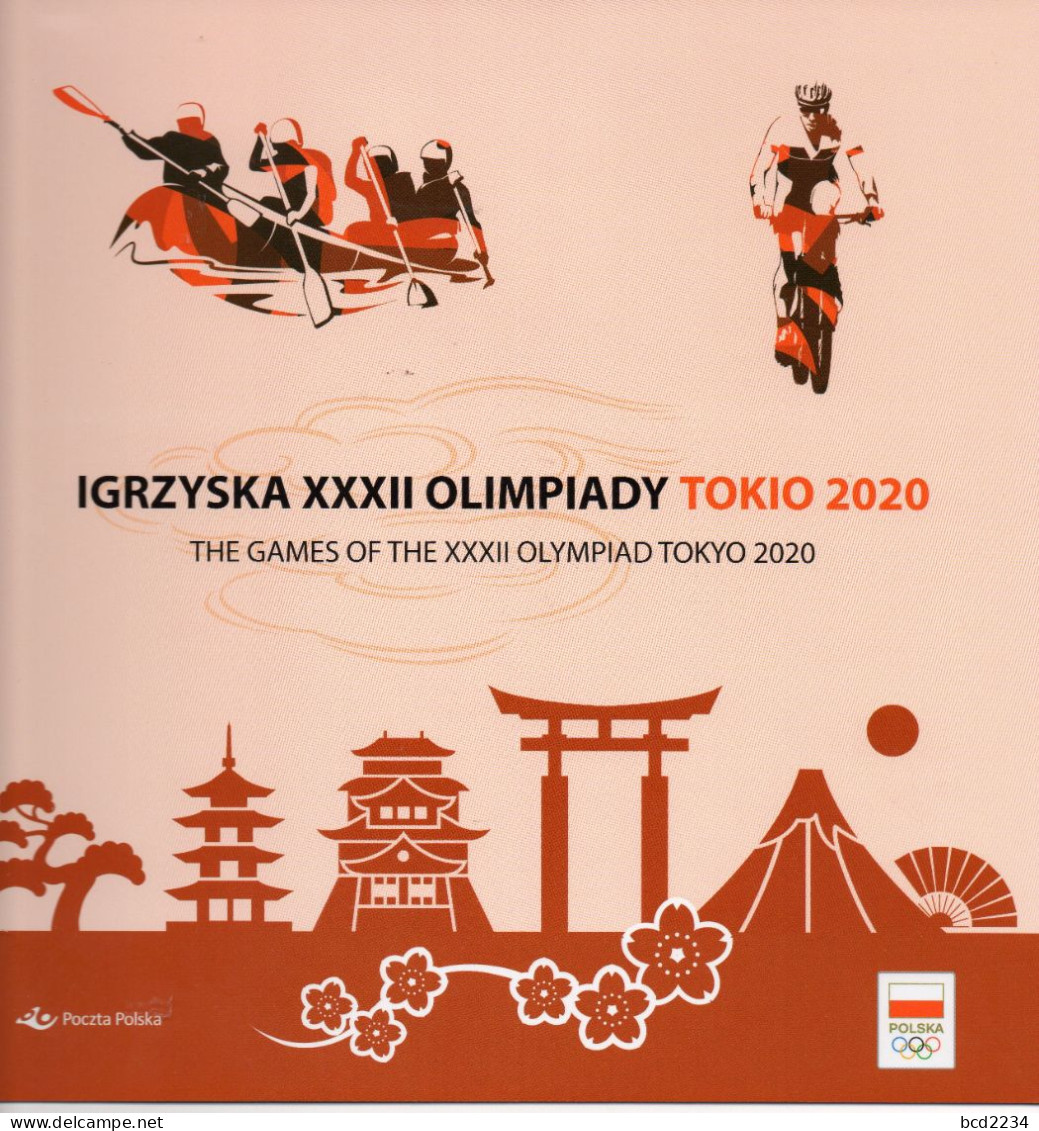 POLAND 2020 2021 POLISH POST OFFICE SPECIAL LIMITED EDITION FOLDER: XXXII SUMMER OLYMPIC GAMES TOKYO JAPAN OLYMPICS - Estate 2020 : Tokio