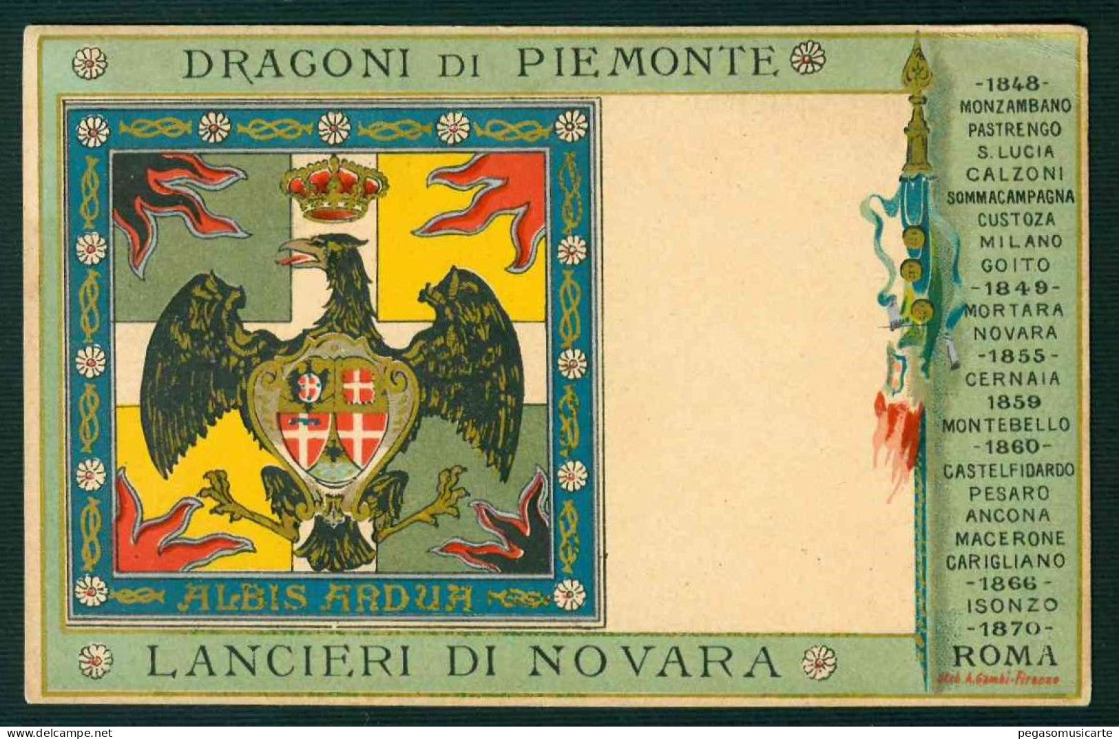 BF114 DRAGONI DI PIEMONTE LANCIERI DI NOVARA REGGIMENTALE - Regimenten