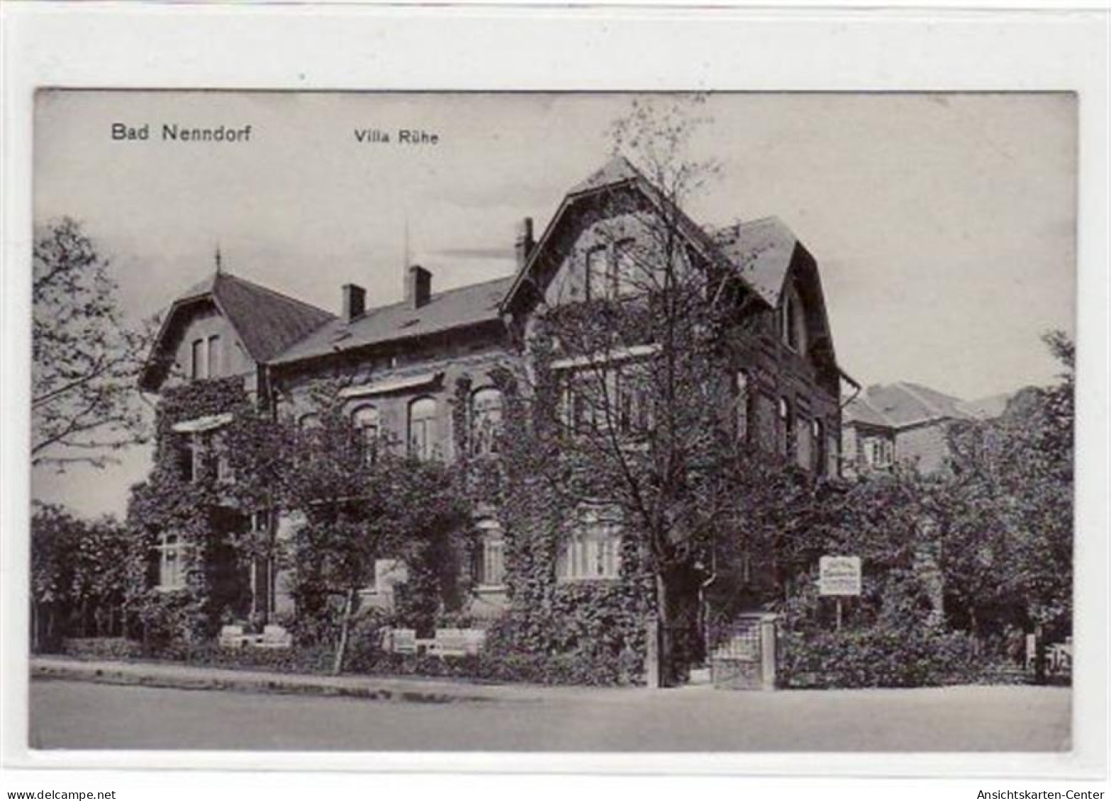 39078606 - Bad Nenndorf Mit Villa Ruehe Gelaufen, 1914. Gute Erhaltung. - Bad Nenndorf