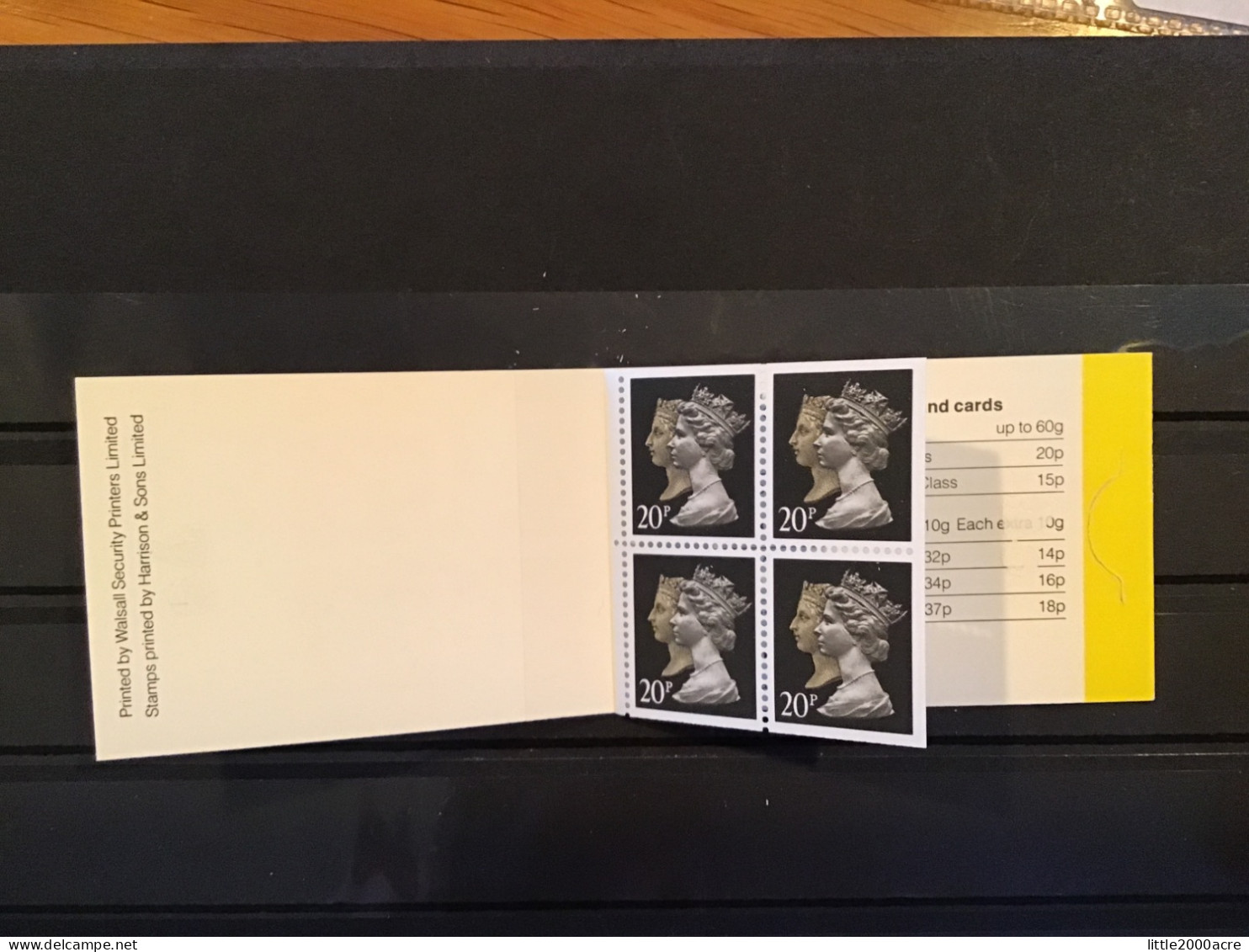 GB 1990 4 20p Stamps Barcode Booklet £0.80 MNH SG JB2 - Carnets