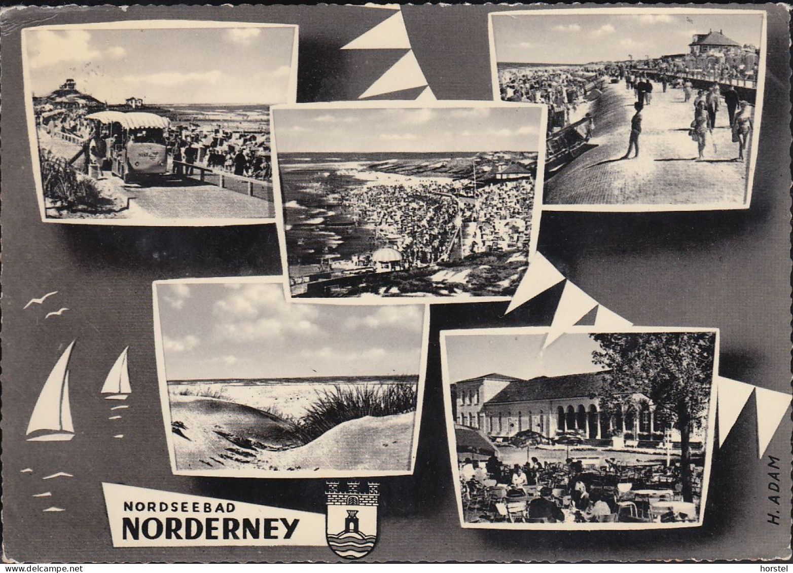 D-26548 Norderney - Alte Ansichten - Badebus (60er Jahre) - Nice Stamp - Norderney