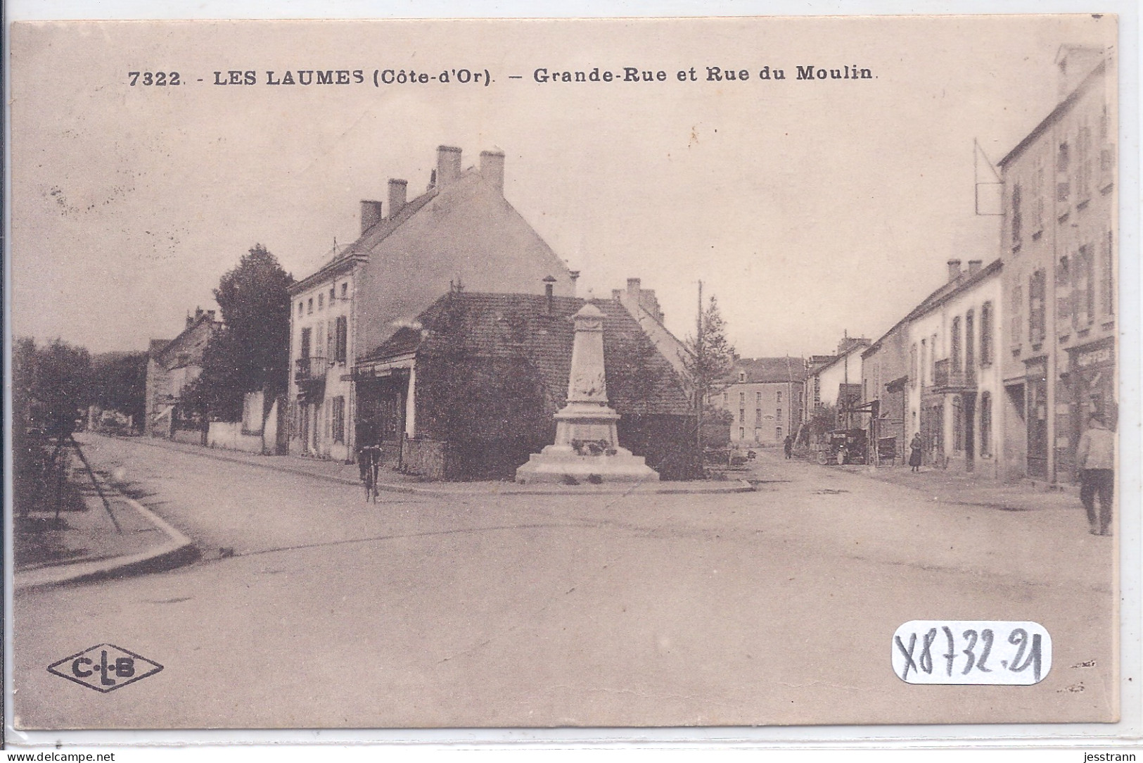 LES LAUMES- GRANDE-RUE ET RUE DU MOULIN- CLB 7322 - Venarey Les Laumes