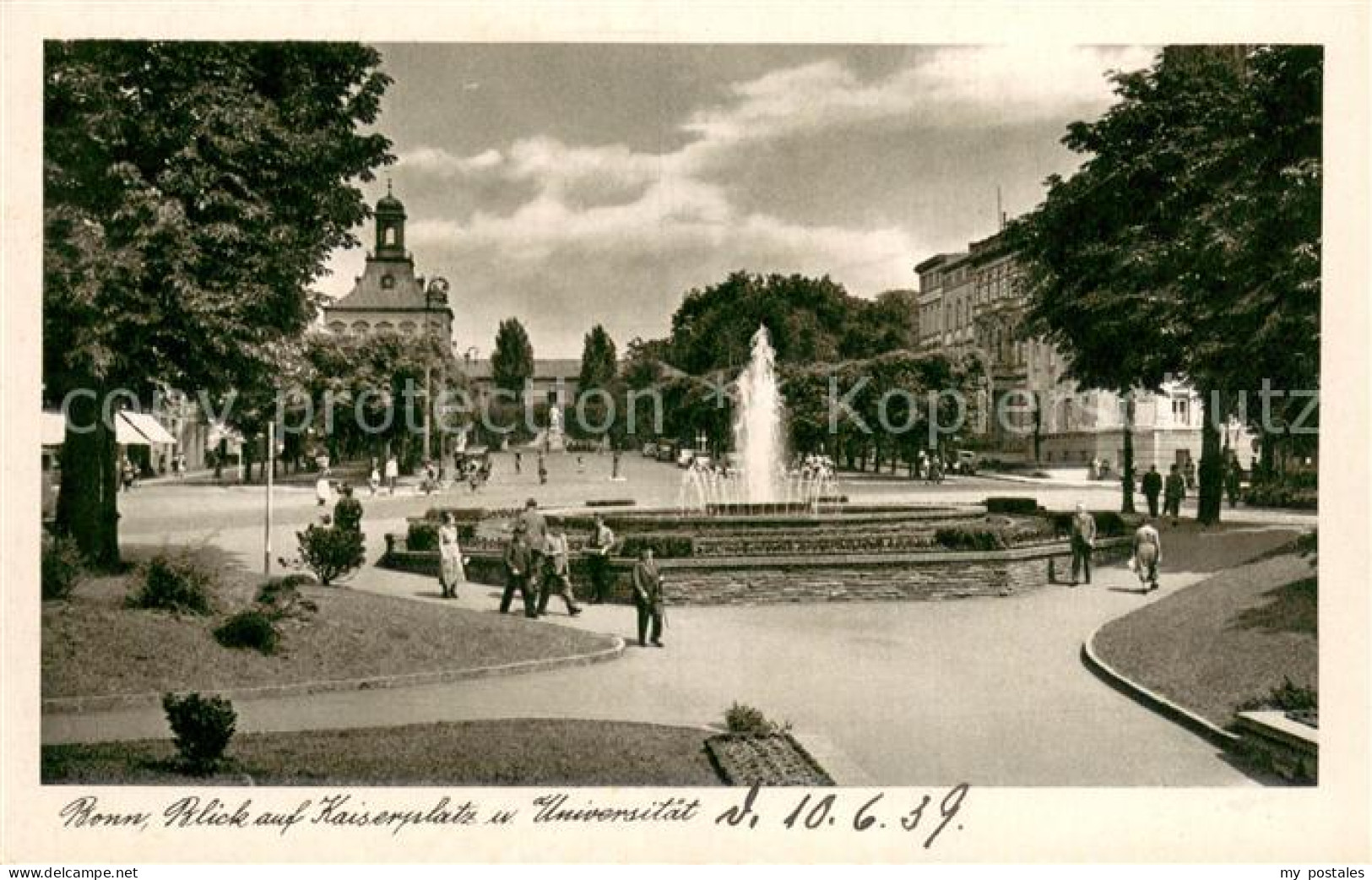 73706133 Bonn Rhein Kaiserplatz Und Universitaet Bonn Rhein - Bonn