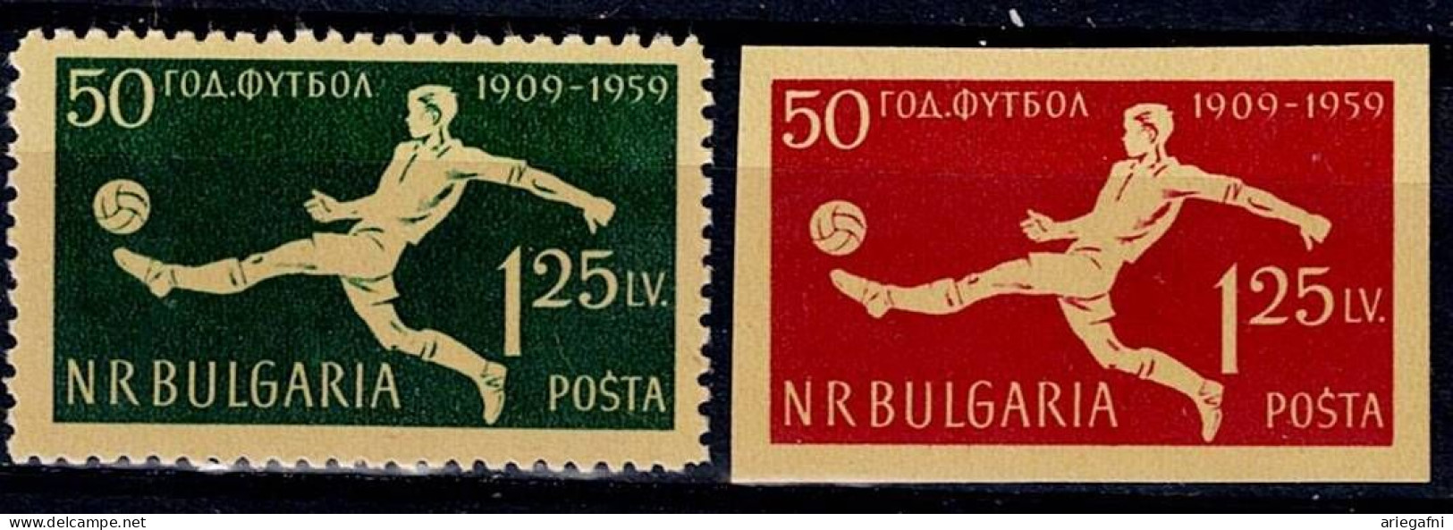 BULGARIA  1959 FOOTBALL MI No 1135-6 MNH VF!! - Ongebruikt