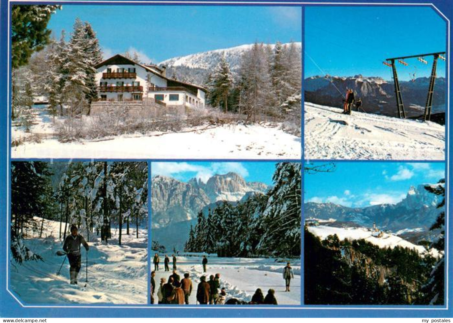 73706102 Klobenstein Ritten Gasthof Tann Albergo Wintersportplatz Alpen Klobenst - Autres & Non Classés