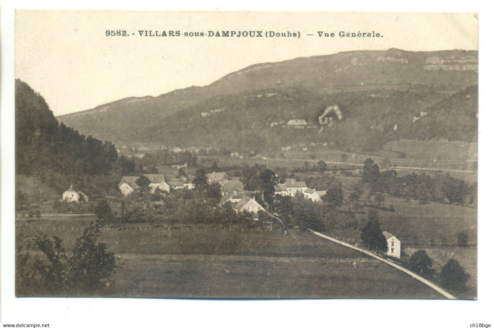 CPA 25 Doubs - Villars Sous Dampjoux - Vue Générale - Montbéliard