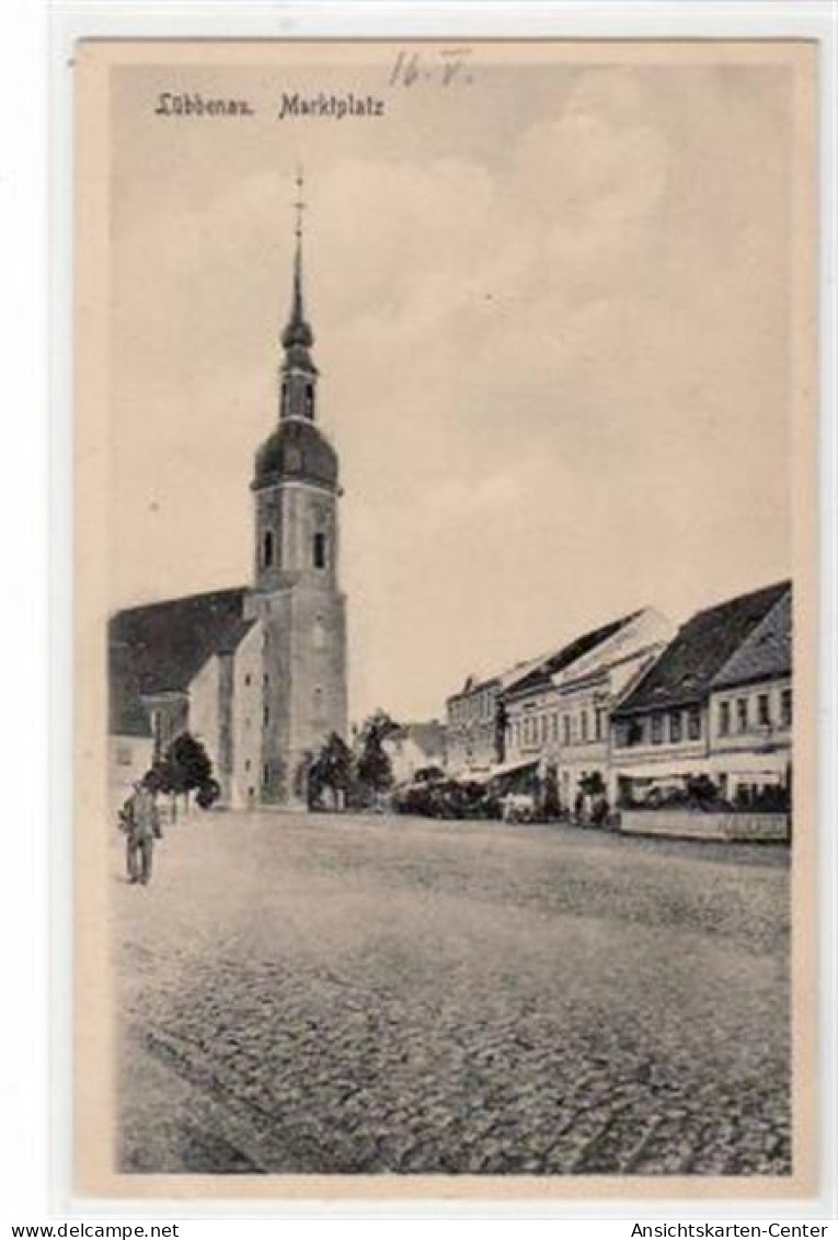 39021406 - Luebbenau Mit Marktplatz Ungelaufen  Kleiner Knick Unten Links, Sonst Gut Erhalten. - Grossräschen