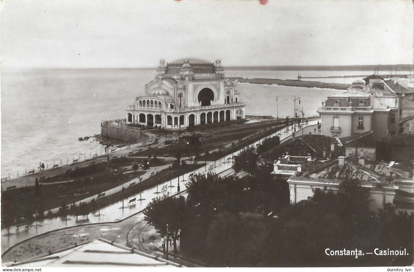 ROMANIA CONSTANTA - THE CASINO, BUILDINGS, ARCHITECTURE, PARK, PEOPLE, PIER, SEASIDE - Roumanie