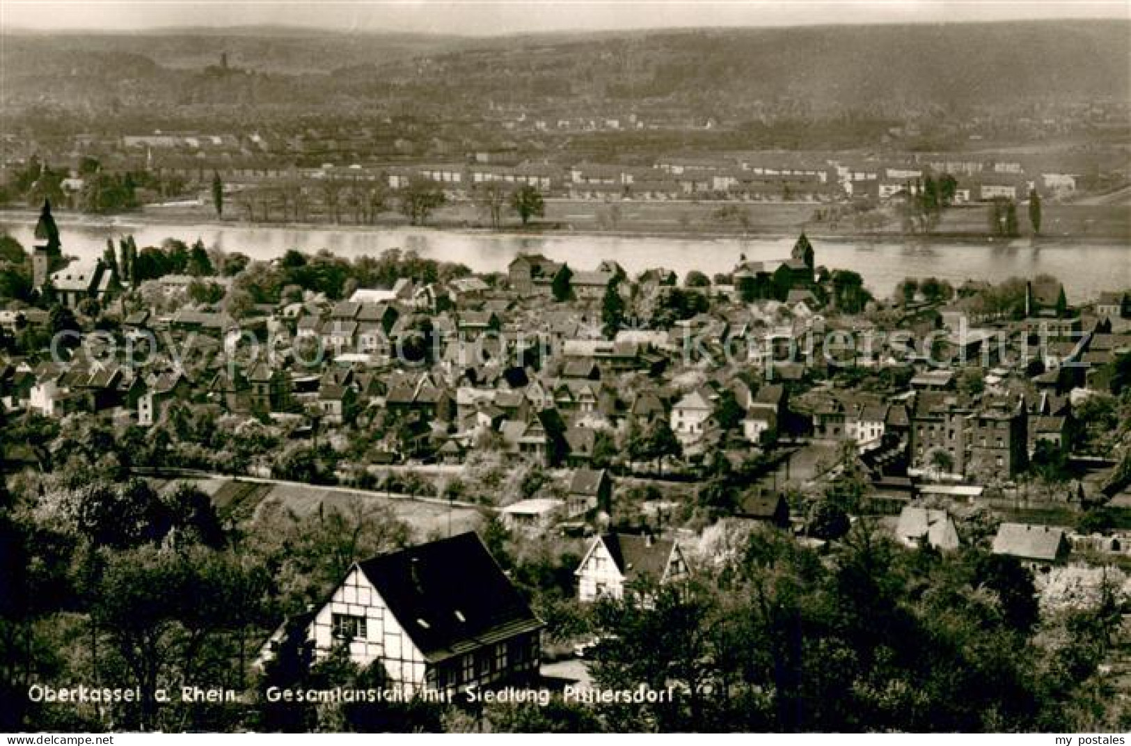 73706077 Oberkassel Bonn Gesamtansicht Mit Siedlung Plittersdorf Oberkassel Bonn - Bonn