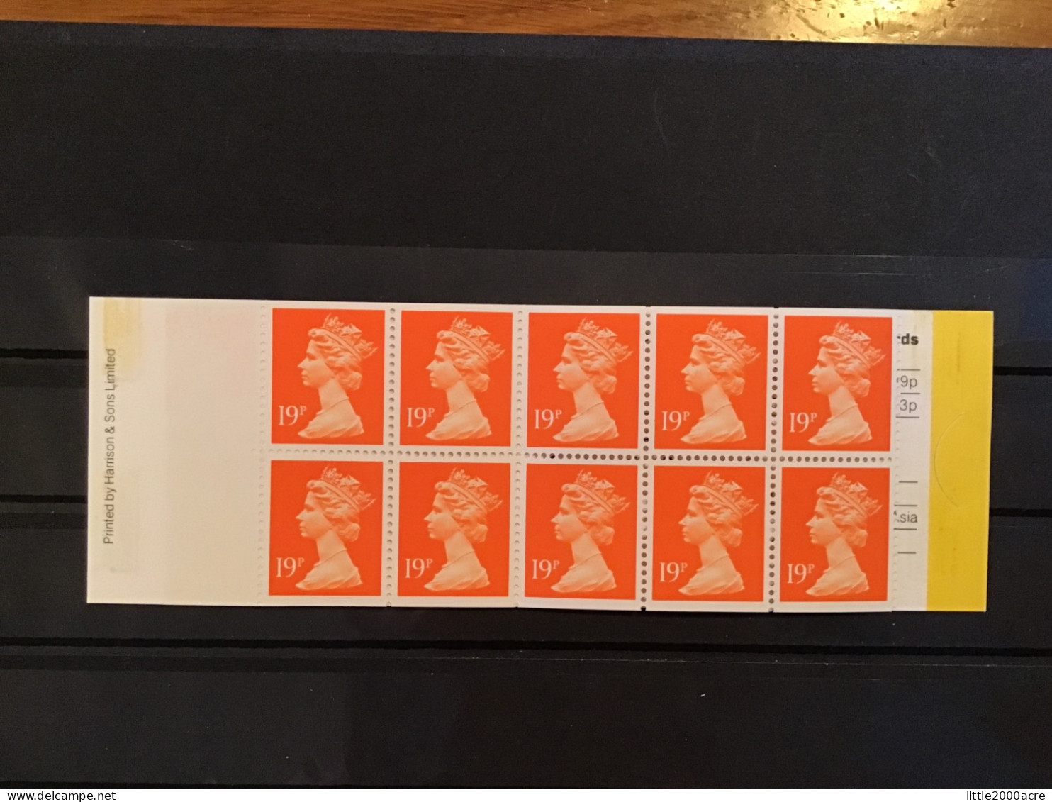 GB 1988 10 19p Stamps Barcode Booklet £1.80 MNH SG GP3 - Markenheftchen