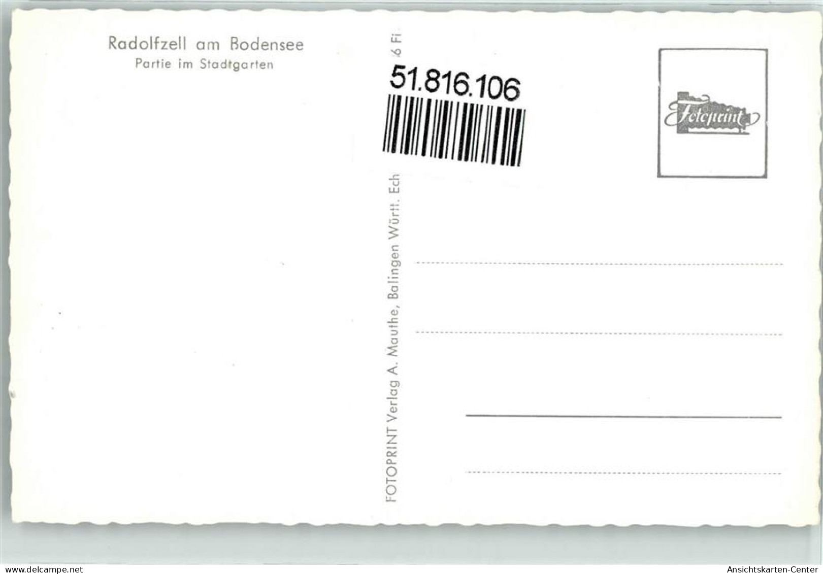 51816106 - Radolfzell Am Bodensee - Radolfzell
