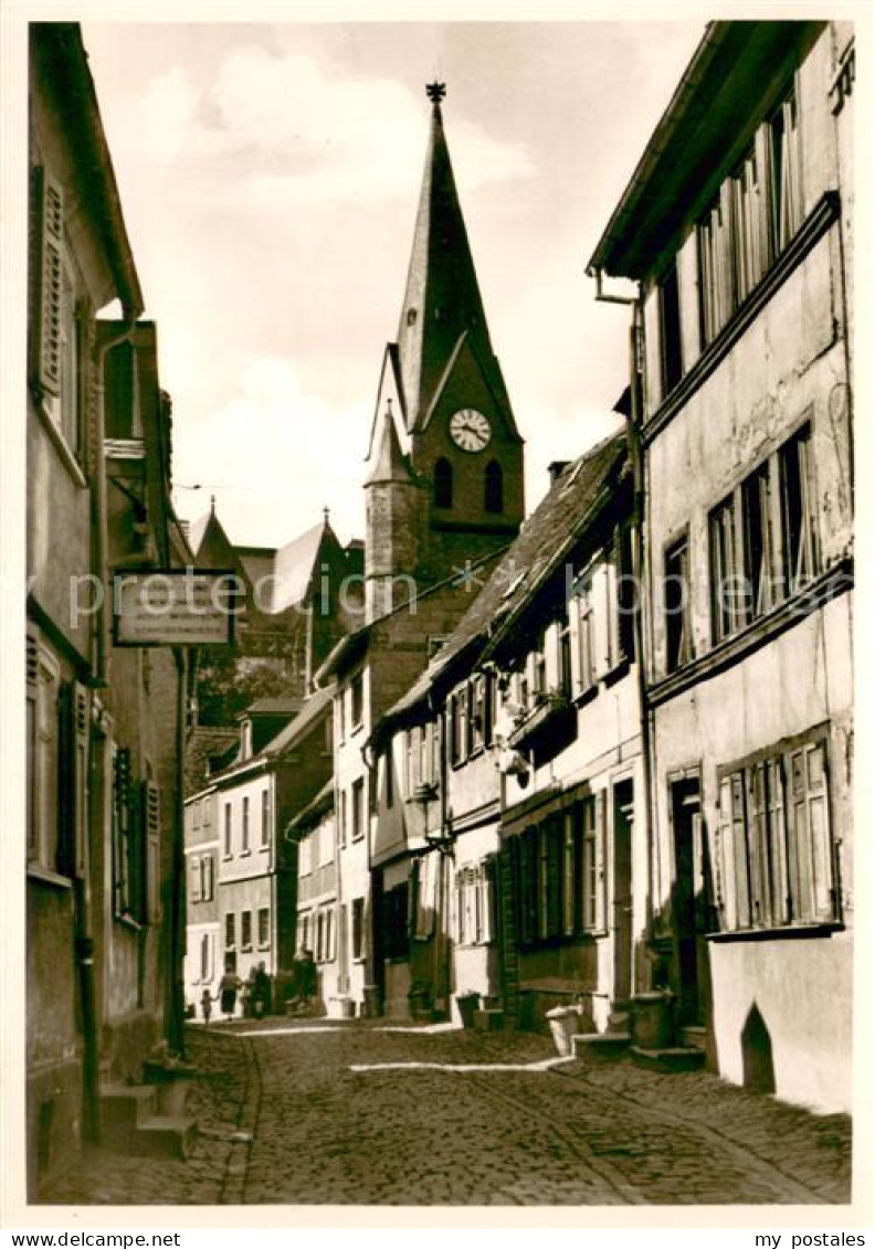 73706021 Friedberg Hessen Augustinergasse Mit Stadtkirche Schneiderei  Friedberg - Friedberg