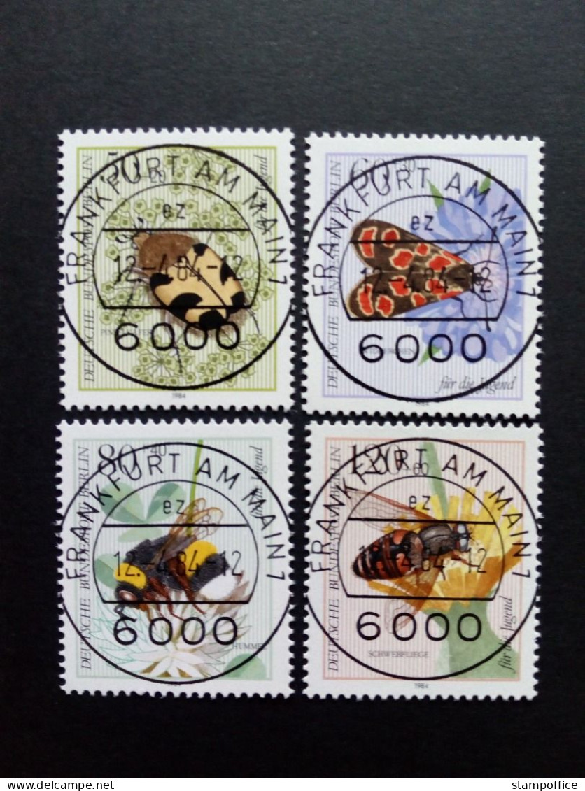 BERLIN MI-NR. 712-715 GESTEMPELT(USED) JUGEND 1984 INSEKTEN HUMMEL - Used Stamps