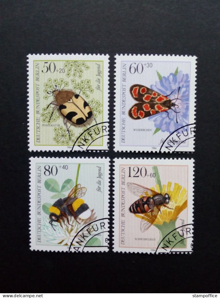 BERLIN MI-NR. 712-715 GESTEMPELT(USED) JUGEND 1984 INSEKTEN HUMMEL - Oblitérés