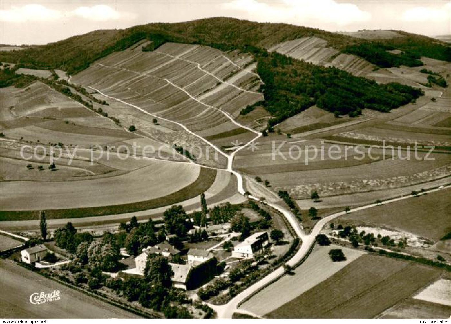 73706007 Sobernheim Fliegeraufnahme Felke-Kurhaus Meschel Sobernheim - Bad Sobernheim