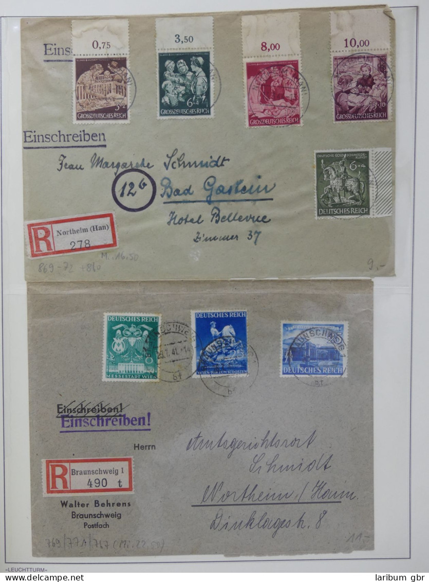 Deutschland Briefe und Karten im Leuchtturm Album #LY375