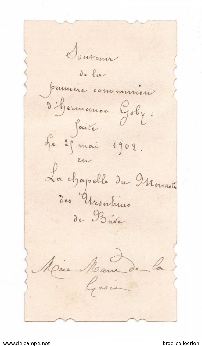 Brive, 1re Communion D'Hermance Goby, 1902, Monastère Des Ursulines, Mère Marie De La Croix, éd. Bonamy 257-4 - Andachtsbilder