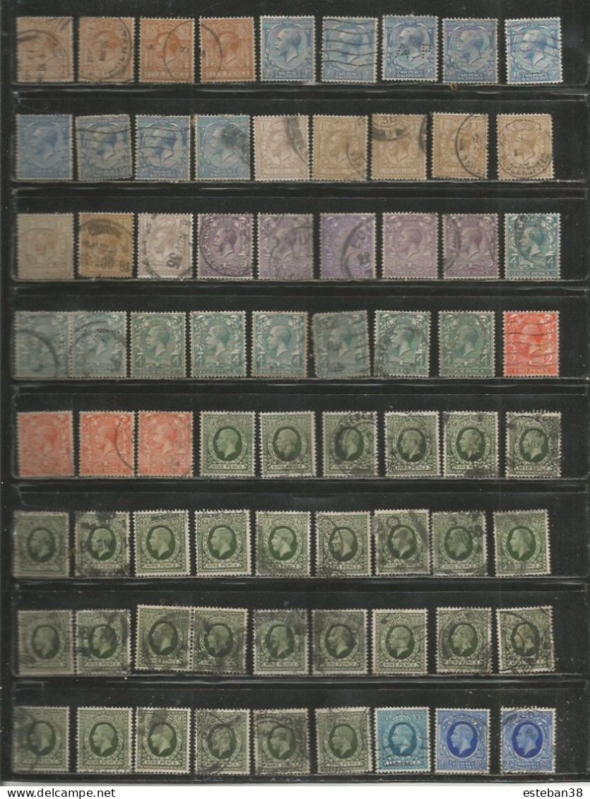 George Vl Timbres Diverses - Usados