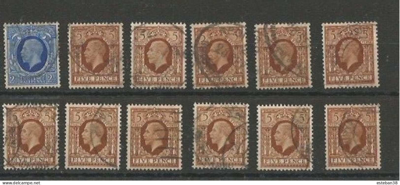 George Vl Timbres Diverses - Gebraucht