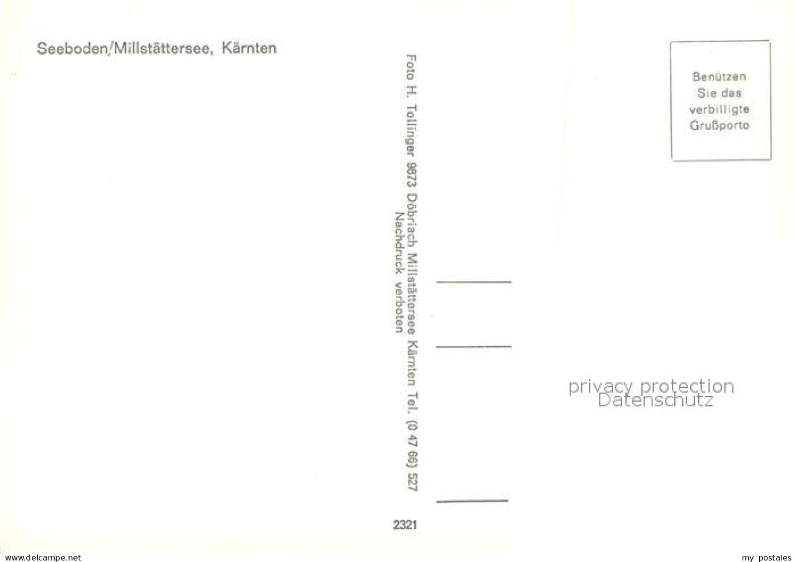 73705943 Seeboden Millstaettersee Alpenpanorama Seeboden Millstaettersee - Autres & Non Classés