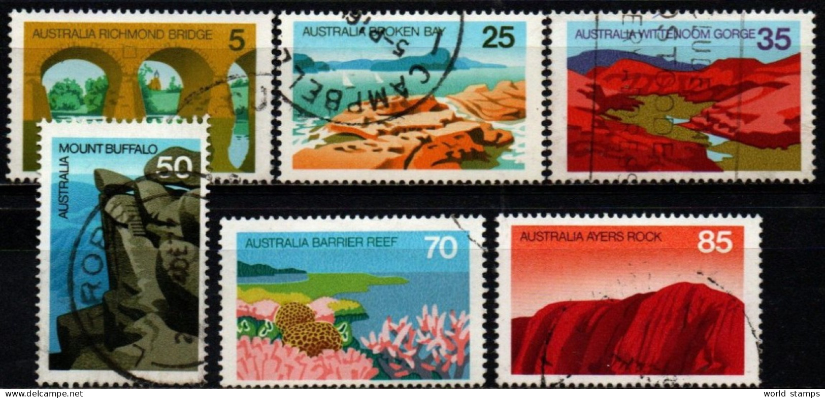 AUSTRALIE 1976 O - Oblitérés