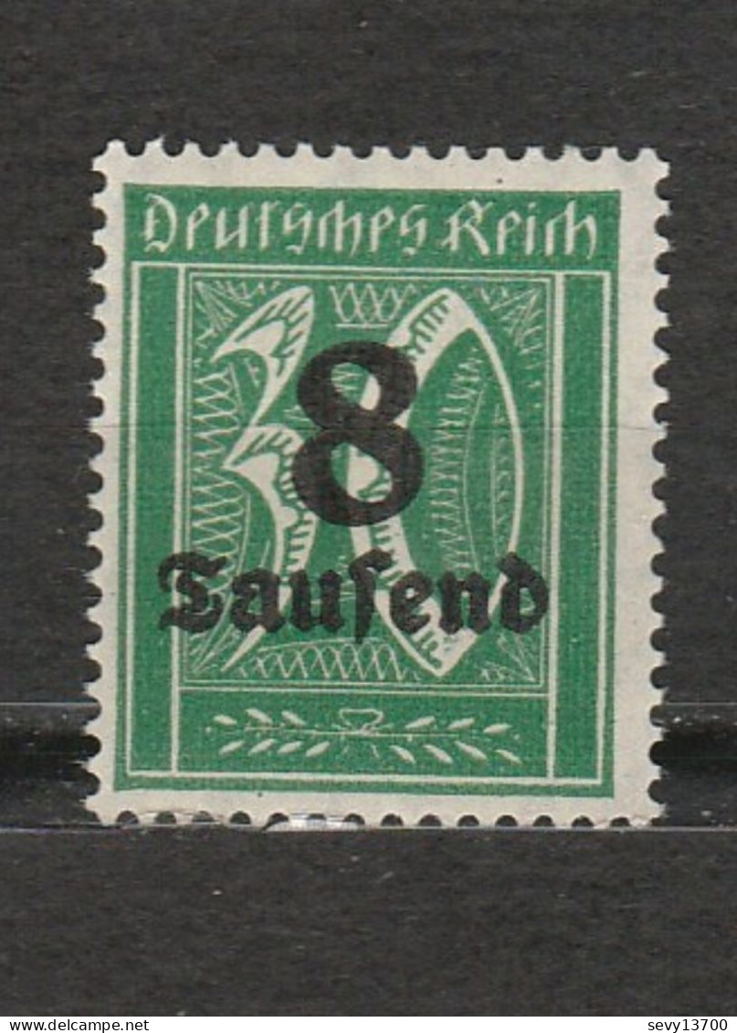 Allemagne - Deutsches Reich - Chiffre - Inflation - 8 Tausend - Neuf - Année 1923 Mi 278 - Unused Stamps