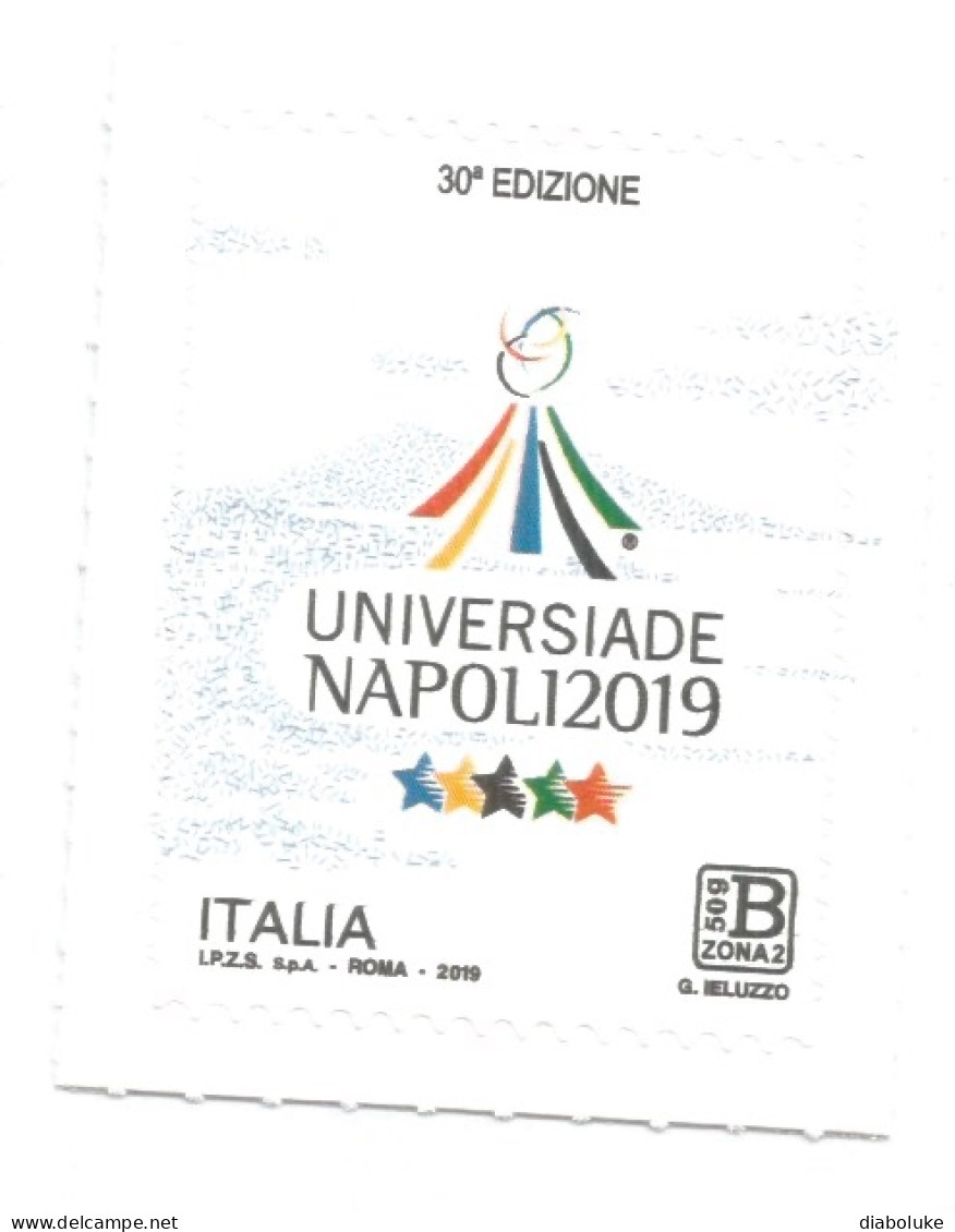 (REPUBBLICA ITALIANA) 2019, UNIVERSIADE - Francobollo Nuovo MNH** - 2011-20:  Nuovi