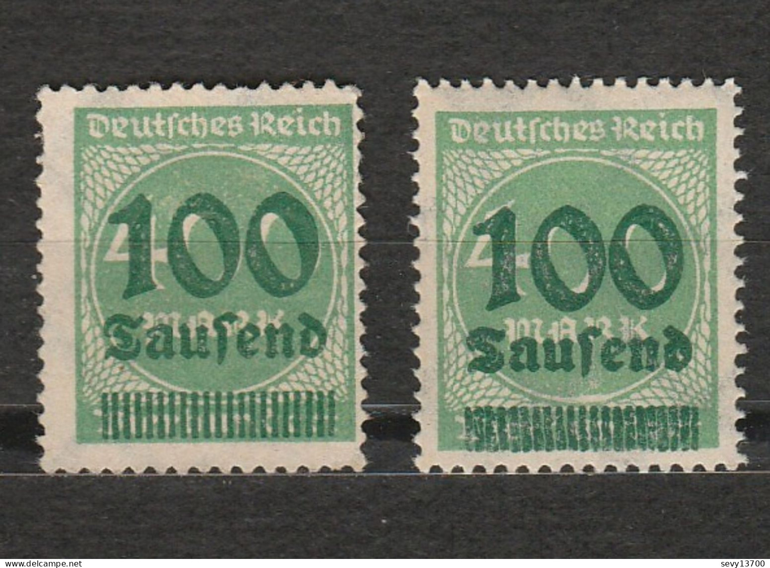 Allemagne - Deutsches Reich - Chiffre - Inflation - 100 Tausend - 1 Neuf - Année 1923 - Unused Stamps