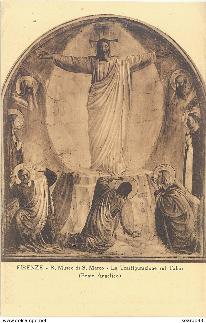 ITALY. POSTCARD. FIRENZE. SAN MARCO MUSEUM. THE TRANSFIGURATION. BEATO ANGELICO - Firenze (Florence)