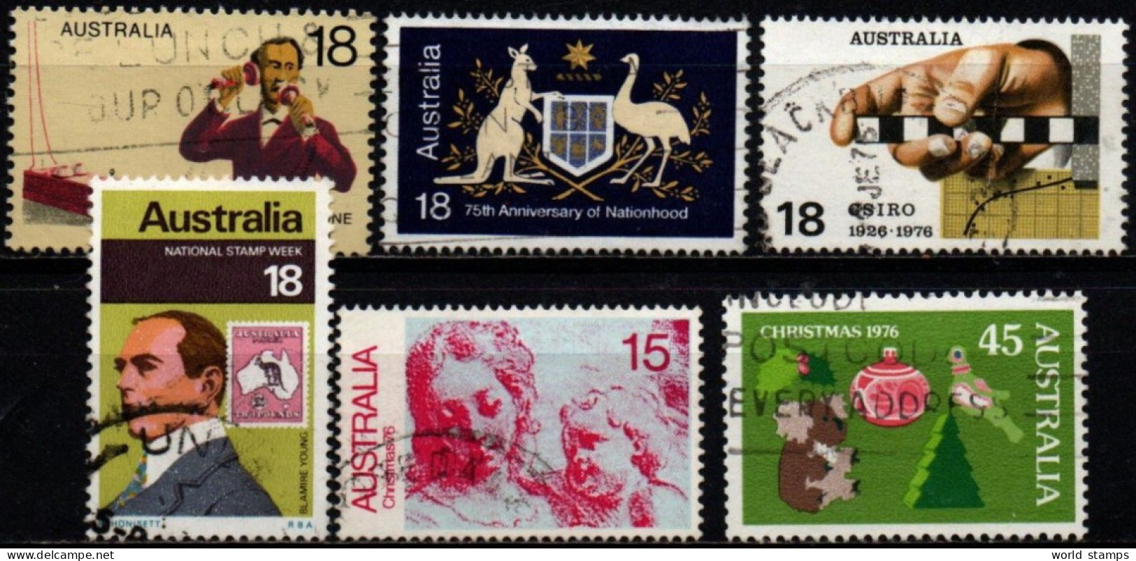 AUSTRALIE 1975-6 O - Usati