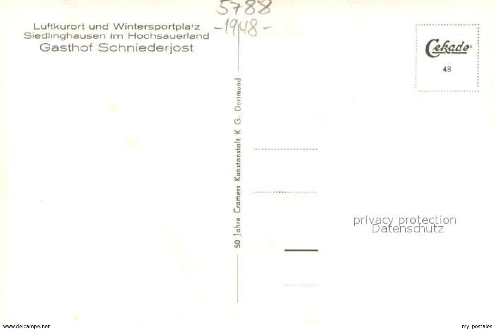 73705840 Siedlinghausen Gasthof Schniederjost Siedlinghausen - Winterberg