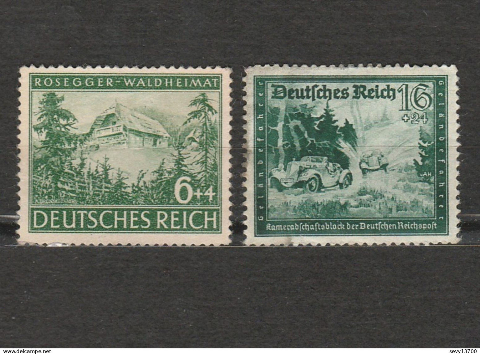 Lot 10 Timbres Allemagne Deutsches Reich 1936 Mi 620 Année 1921 167 - 169 Agriculture 1943 - 861 - 855 Année 1944 891 - Other & Unclassified