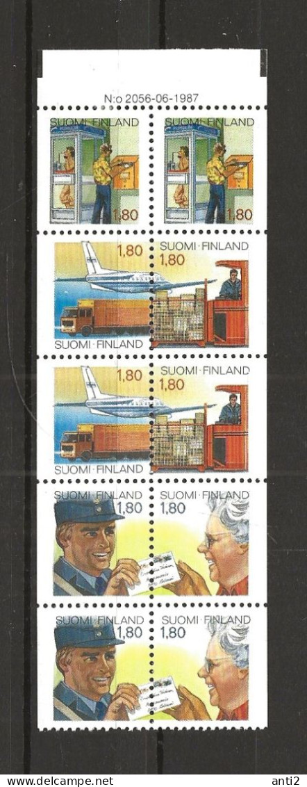 Finland 1988  Posten   Mi 1039-1043  MNH(**) - Nuevos