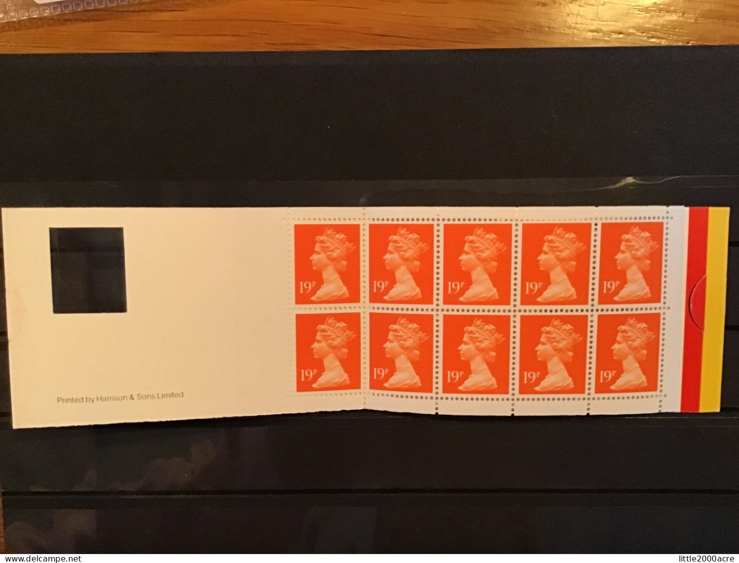 GB 1988 10 19p Stamps (code M) Barcode Booklet £1.90 MNH SG GP1 - Carnets