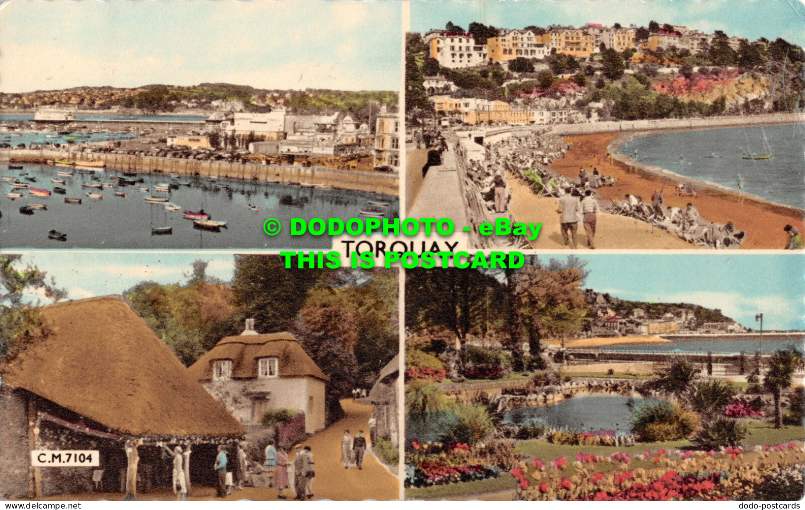 R551899 Torquay. Sunray Series. Thunder And Clayden. 1961. Multi View - Mundo