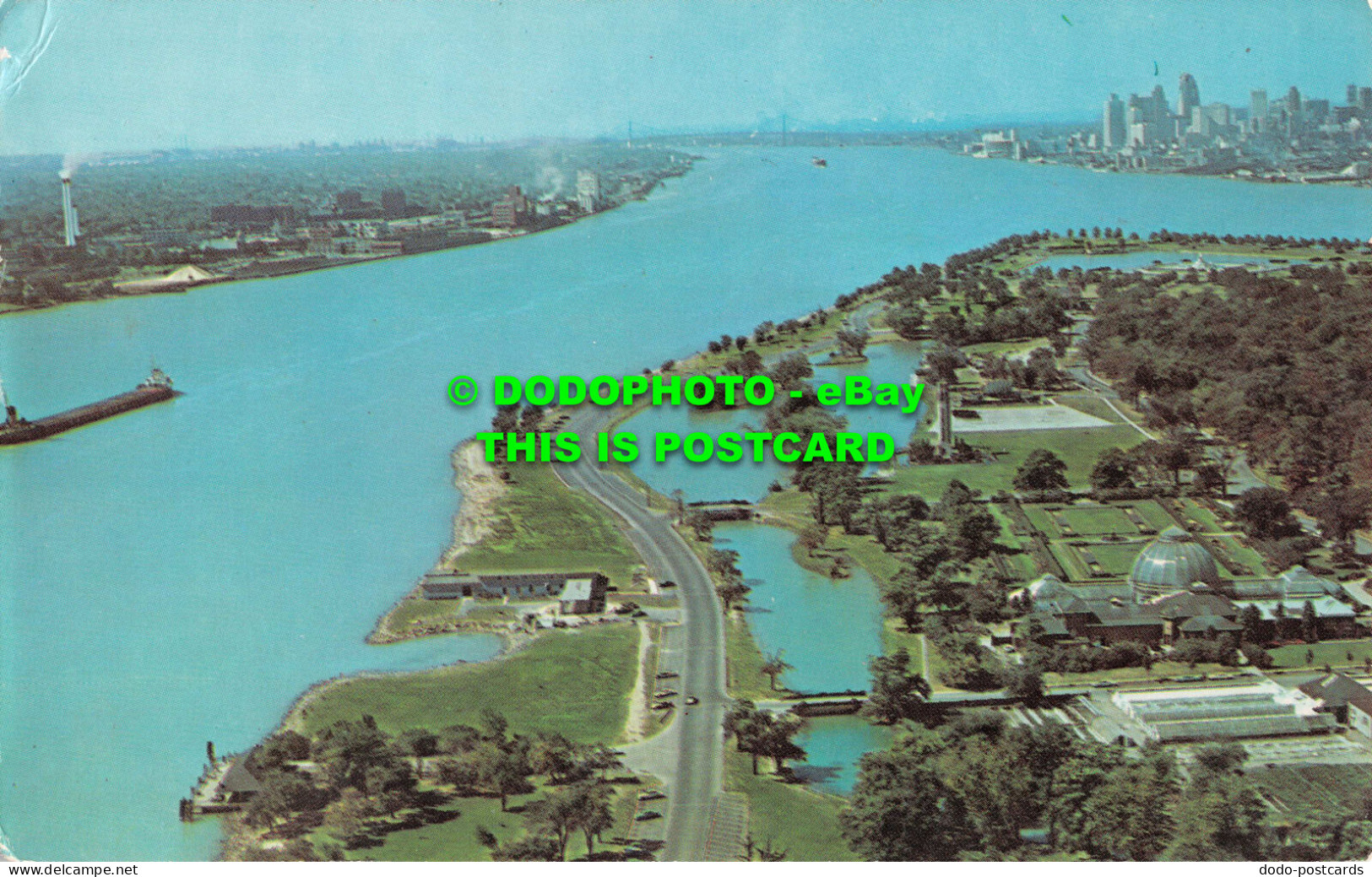 R551902 Aerial View Of Belle Isle. Detroit. Michigan. Larry Witt. Dexter Press. - Mundo