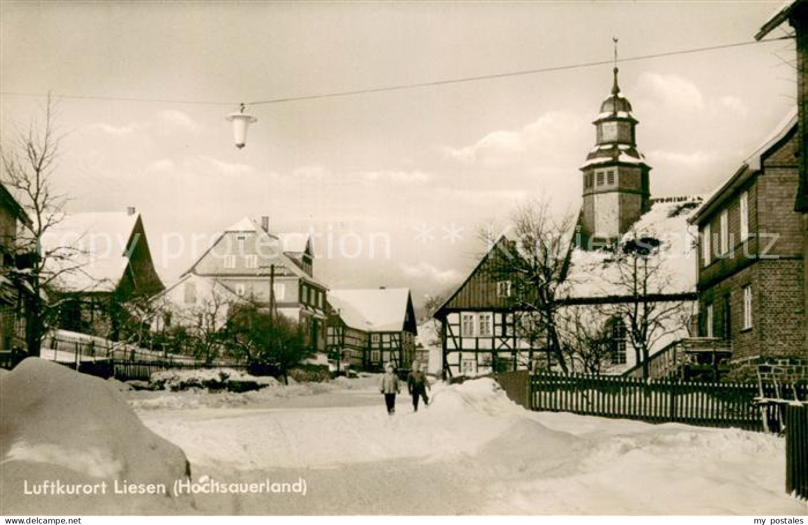 73705803 Liesen Winterliche Ortspartie Liesen - Sonstige & Ohne Zuordnung