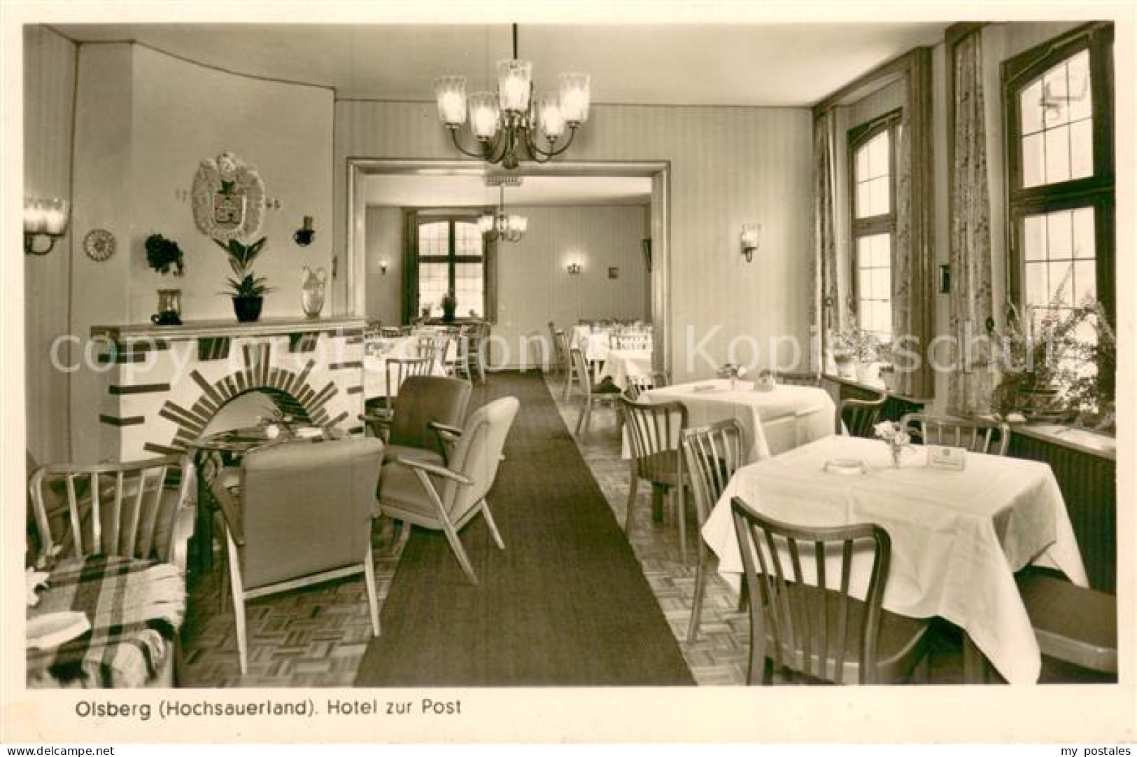 73705793 Olsberg Sauerland Hotel Zur Post Kaminzimmer Olsberg Sauerland - Sonstige & Ohne Zuordnung