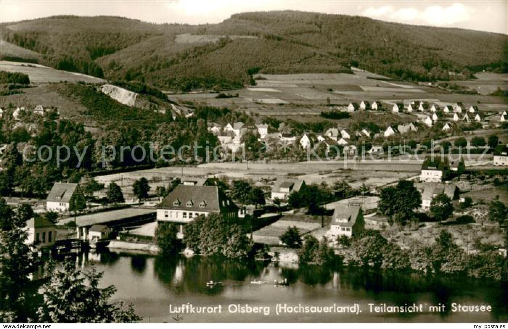 73705792 Olsberg Sauerland Panorama Mit Stausee Olsberg Sauerland - Sonstige & Ohne Zuordnung