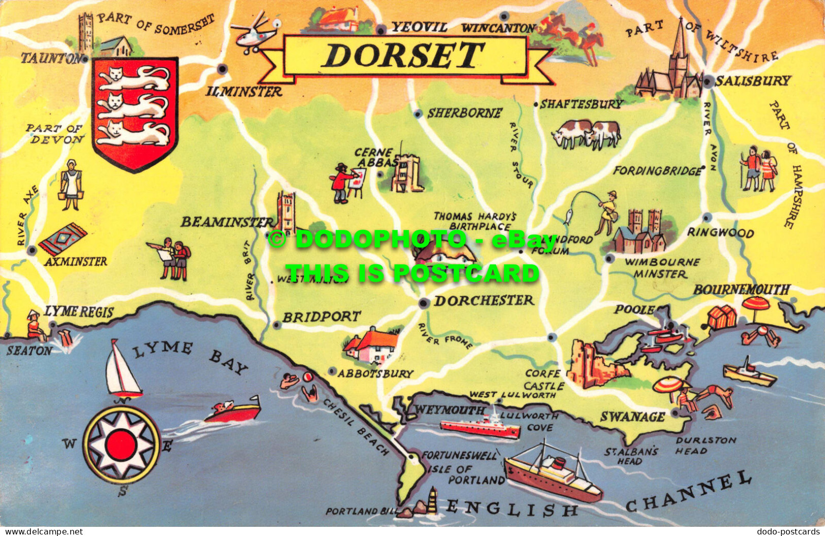 R551917 Dorset. Map. PT2600 - Mundo