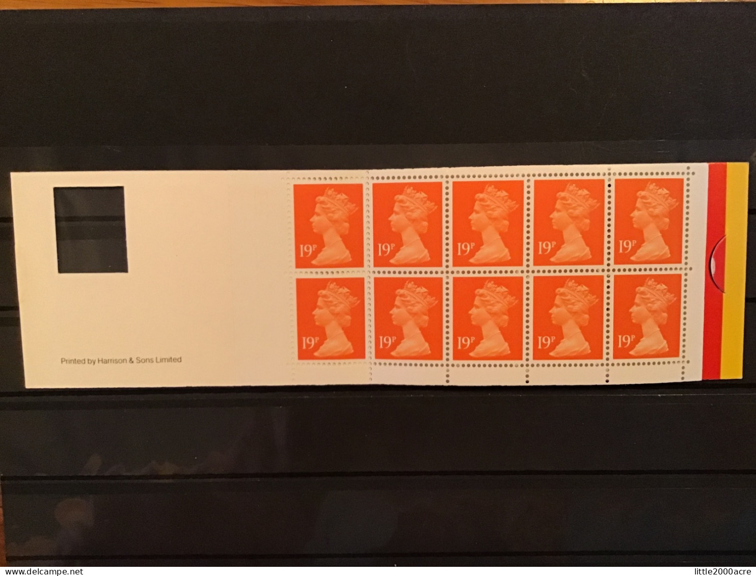 GB 1988 10 19p Stamps (code N) Barcode Booklet £1.90 MNH SG GP1 - Markenheftchen