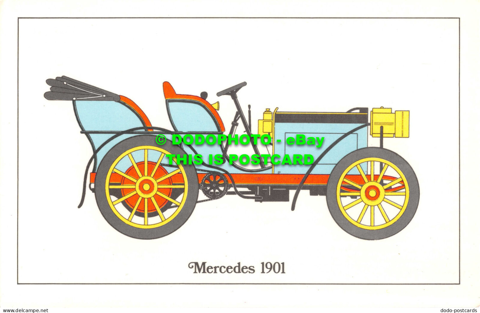 R551919 Mercedes 1901. Germany. Daimler. J. B. White. Colourmaster International - Welt
