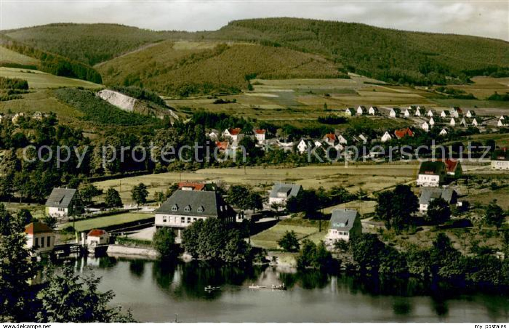 73705788 Olsberg Sauerland Panorama Mit Stausee Olsberg Sauerland - Sonstige & Ohne Zuordnung