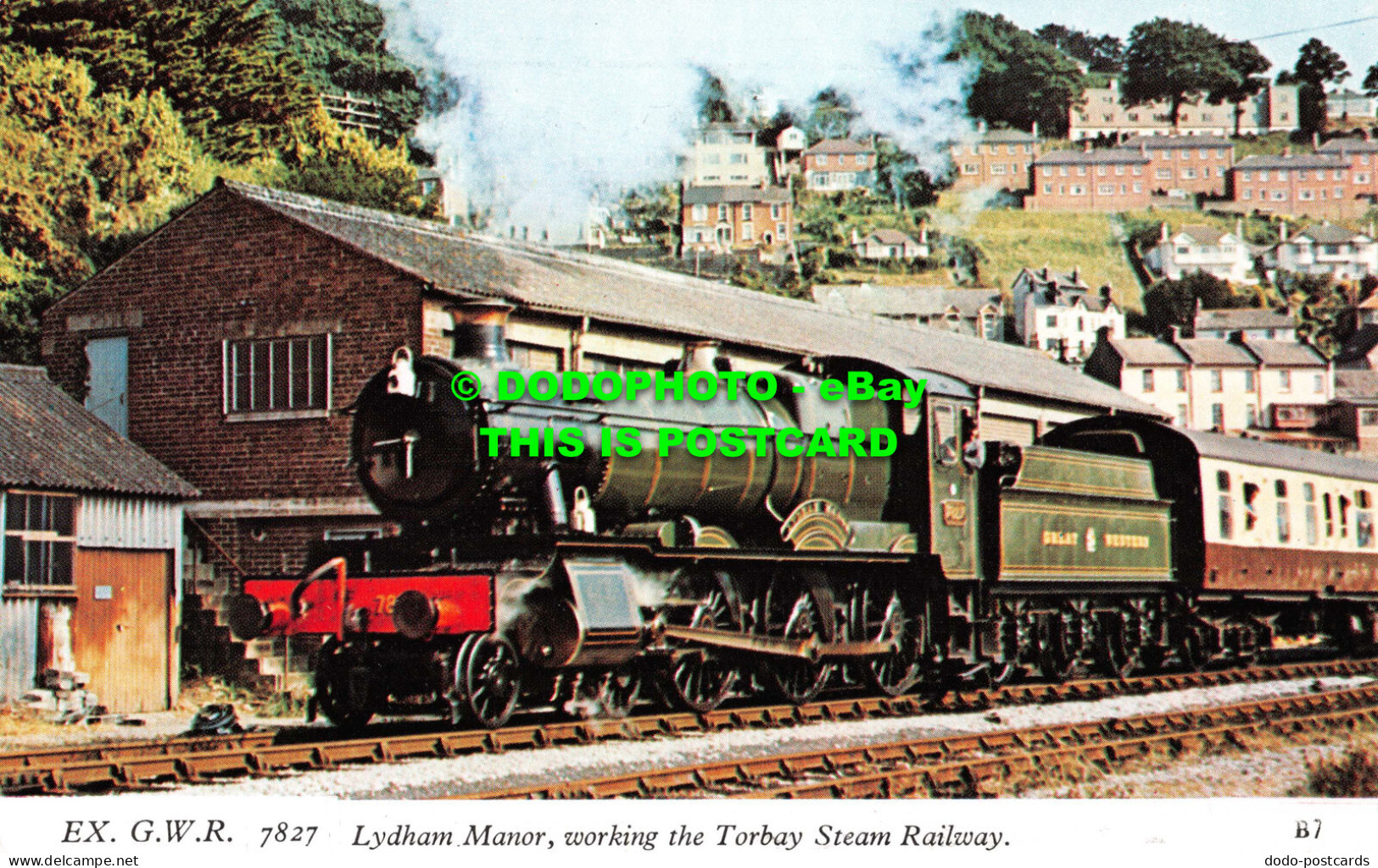 R551943 Ex. G. W. R. 7827. Lydham Manor Working Torbay Steam Railway. B7. Europa - Welt