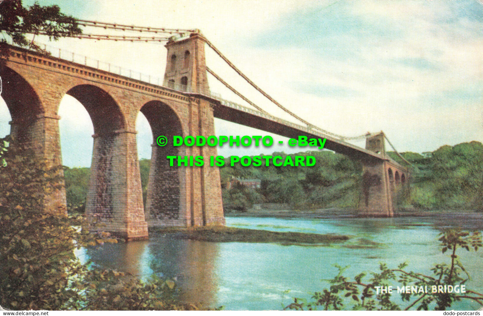 R551953 Menai Bridge. Salmon. 1959. 1139c - Welt