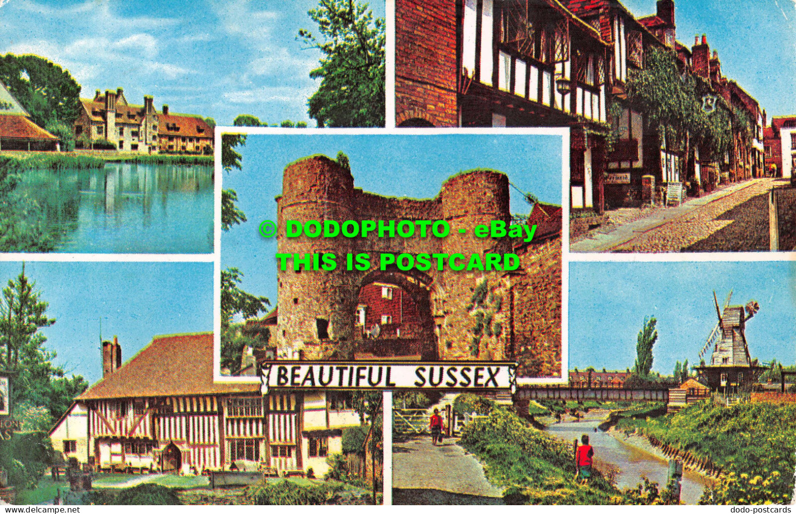 R551963 Beautiful Sussex. D. V. Bennett. 1975. Multi View - Welt