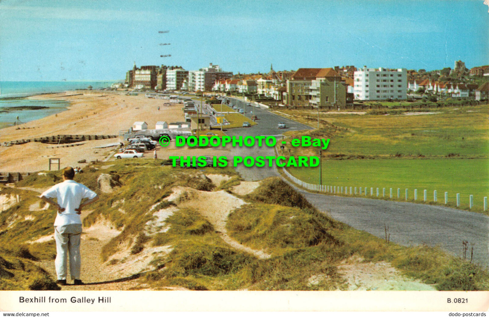 R551967 Bexhill From Galley Hill. B. 0821. Dennis. 1968 - Welt