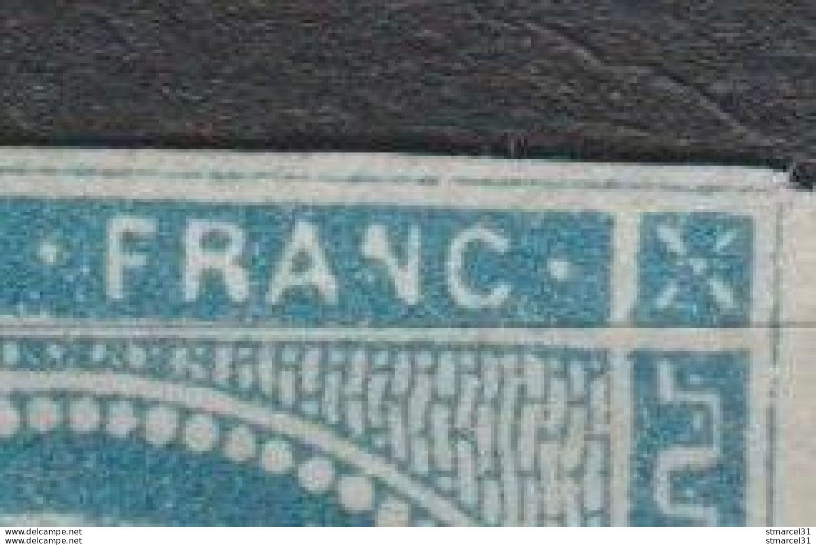 RRR A AVOIR En NUANCE "LIMITE BLEU GRIS" + VAR "FRAVC"  N°45B CASE 8 BE - 1870 Bordeaux Printing