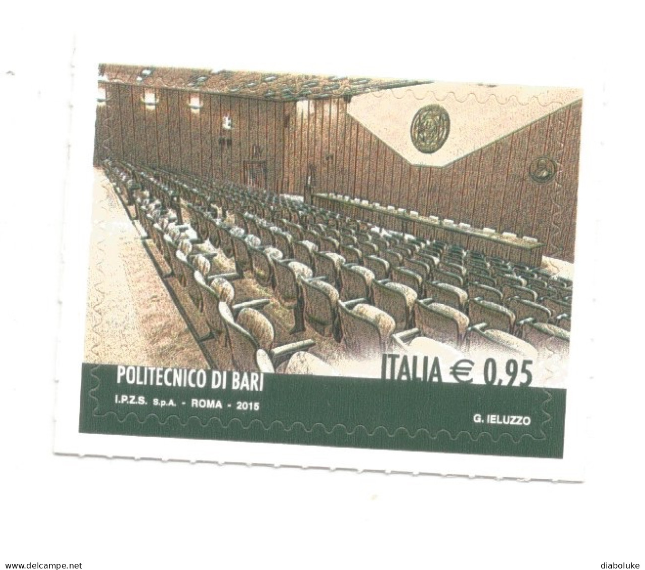 (REPUBBLICA ITALIANA) 2015, POLITECNICO DI BARI - Francobollo Nuovo MNH** - 2011-20: Mint/hinged