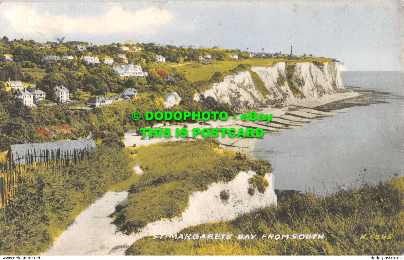 R551981 St. Margarets Bay From South. K. 6345. Collo Colour. Valentines. 1960 - Welt